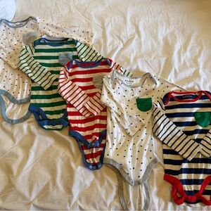 No longer available sold off Poshmark Boden Kids Striped and stars (5 onesies)